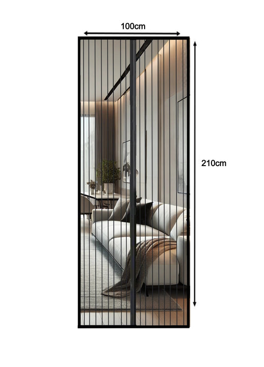 JEAS - Luxe Magnetisch Vliegengordijn - 210 x 100cm - Zwart