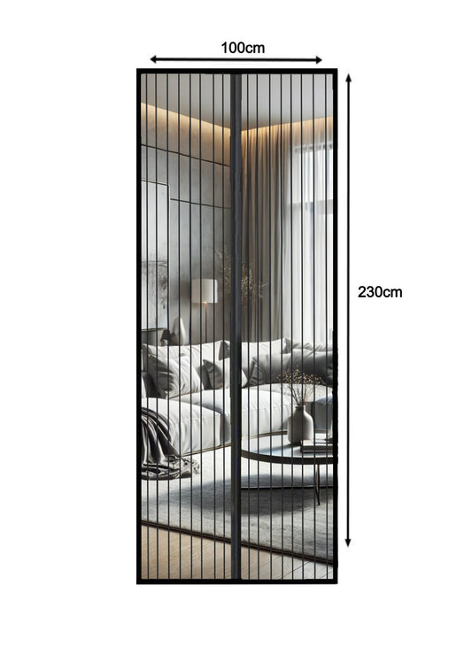 JEAS - Luxe Magnetisch Vliegengordijn - 230 x 100cm - Zwart