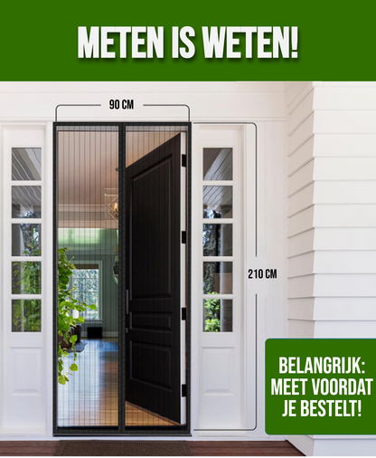 JEAS - Magnetisch Vliegengordijn - 210 x 90cm - Wit